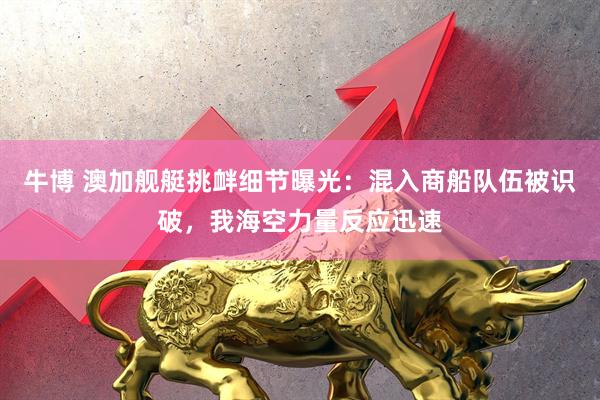 牛博 澳加舰艇挑衅细节曝光：混入商船队伍被识破，我海空力量反应迅速