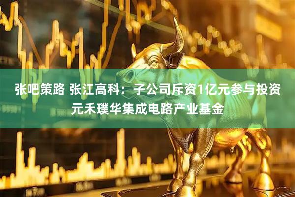 张吧策路 张江高科：子公司斥资1亿元参与投资元禾璞华集成电路产业基金